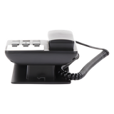 GHP621 - GHP621, Teléfono Hotelero IP Negro, 2 cuentas SIP 2 líneas, GDMS, soporta PoE