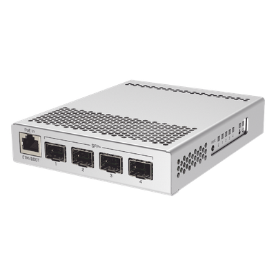 CRS305-1G-4S+IN - CRS305-1G-4S+IN, Switch un GigaEth y 4 x 10GigaEth SFP+