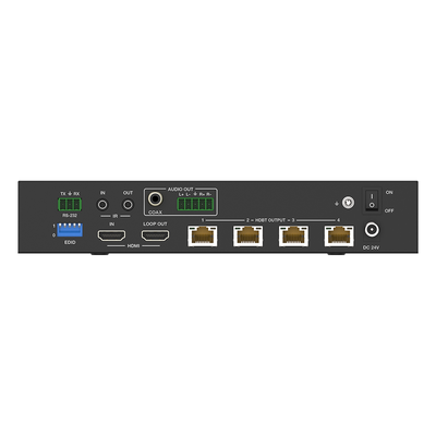 EPP-SPB14H150 - Splitter HDMI HDBaseT / 1x4 Distribución / 4K@60Hz 4:4:4 / Alcance 120 m (393.7 ft) en 4K / 150 m (492.1 ft) en 1080p / PoC / Audio Extraíble / EDID Avanzado / IR y RS232