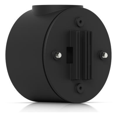 UACC-CAMERA-CJB-B - Caja de Conexiones Antimanipulación / Cámaras Dome y Turret / Conduit 3/4" / Montaje Superficie, Poste y Colgante / Aluminio y Policarbonato / Compatible UVC-G5/G6