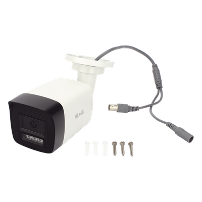 THC-B127-LTS - Cámara Bala TURBOHD / 2 Megapixel / Dual Light 30 m (98.4 ft) IR + 20 m (65.6 ft) Luz Blanca / Audio Bidireccional / IP67 / Metal