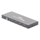 TT414PRO - Switch Matricial HDMI / 4x4 / 4K UHD 4096x2160@60Hz / HDR10 / 18 Gbps / 600 MHz / Audio 7.1 / EDID / Downscaling Automático