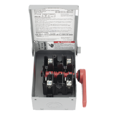 GNF221A - Siemens Interruptor de Seguridad / 240Vca / 2 Polos GNF221A