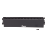 WMPF1E - Organizador de Cables Horizontal / Rack 19in / 2UR / Frontal / PatchLink / ABS