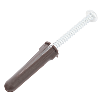 TP-2B - Taquete de Fijación / Doble Expansión Multidireccional / Tornillo 10 mm x 44.5 mm (1 3/4") / Resistencia 80 kg / Polietileno HDPE / Rango Térmico -50°C a +80°C