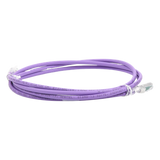 ZM6A-S07-08B - Patch Cord Cat6A S/FTP / CM-LS0H / 2.13 m (7 ft) / Blindaje 360° / Alta Densidad / Violeta