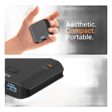 US4322 - Switch USB 3.2 Gen 1 Essentials | 2 Puertos USB Tipo-A | 2 Computadoras | 5 Gbps | InstaSync | Botón Físico | Diseño Compacto | Plug-and-Play