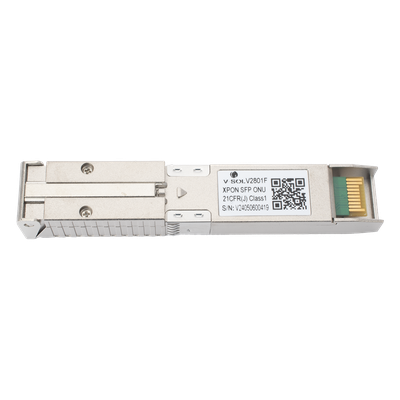 V2801-F - Módulo SFP / Conversor a ONU EPON-GPON / Diseño Ultracompacto / FTTH / Transmisión Simétrica y Asimétrica