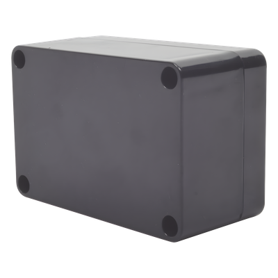 TXG-014-BK - Gabinete Plástico para Exterior / IP65 / 100 x 68 x 50 mm / Montaje en Pared / Rango -20 a 60 °C