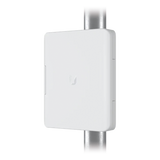 UF-TERMINAL-BOX - Caja Terminal de Fibra Óptica para Exterior / IPX5 / Montaje en Poste Ø35-60 mm (1.38-2.36') / Policarbonato UV / 249×218×60 mm (9.8×8.6×2.4')