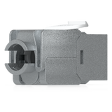 UACC-KEYSTONE-JACK-C6A - Keystone Jack / Cat6A / Terminación Toolless / Snap-In / 12 Piezas / 23-26 AWG