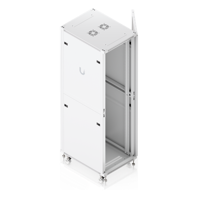UACC-RACK-42U-800-G - Gabinete Rack de Piso / 42U / 600 x 800 mm (23.6 x 31.5') / Capacidad 800 kg (1,763.7 lb) / Puerta Vidrio Templado / Ventiladores Integrados