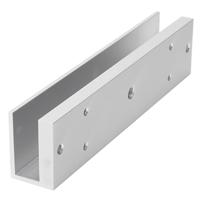 BU600LED - Accesspro Montaje para puerta de vidrio / 180x40x28 mm / Vidrio 8-15 mm BU600LED