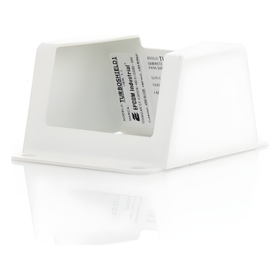 TURBO-SHIELD-1 - Protector de Acero Antivandálico / Domo Eye Ball / 89.5 x 69.8 mm / Compatibilidad Multi-Modelo
