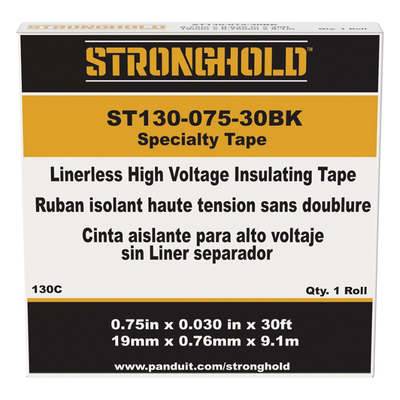ST130-075-30BK - Panduit Cinta Aislante Autoadherente / EPR 0.76 mm (30 mil) / 19 mm x 9.1 m ST130-075-30BK