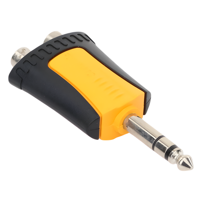 MP3-2RF - Seetronic Adaptador de Audio Estéreo / Plug 1/4" (6.3 mm) a 2 x RCA Hembra / Carcasa Plástica