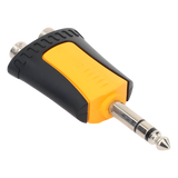MP3-2RF - Seetronic Adaptador de Audio Estéreo / Plug 1/4" (6.3 mm) a 2 x RCA Hembra / Carcasa Plástica