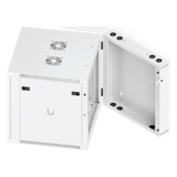 UACC-RACK-12U-WALL-SW-G - Gabinete Rack 12U / 600x703 mm / Puerta Vidrio Templado / Puerta Trasera Abatible / Paneles Laterales con Llave / Acero SPCC 1.2 mm