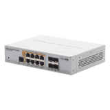 CRS112-8P-4S-IN - CRS112-8P-4S-IN, Switch PoE 8 GbEth, 4 SFP, 160w, 802.3af/at y 24v pass