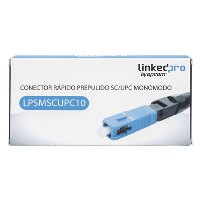 LPSMSCUPC10 - Linkedpro By Epcom Conector de Fibra Óptica / SC/UPC / Monomodo LPSMSCUPC10