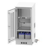 LP-FORTE-16U-BAT - Linkedpro By Epcom Gabinete de Piso Exterior / Rack 19" 16 U / Ventiladores con Termostato
