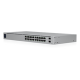 USW-24-POE - Ubiquiti UniFi 24-Port PoE Gestionado L2/L3 Gigabit Ethernet (10/100/1000) Energía sobre Ethernet (PoE) 1U Plata