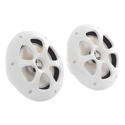 KFC-1613MRW - Par de altavoces fabricado en grado marinos en color blanco de 6.5"  de 100 W de entrada máxima