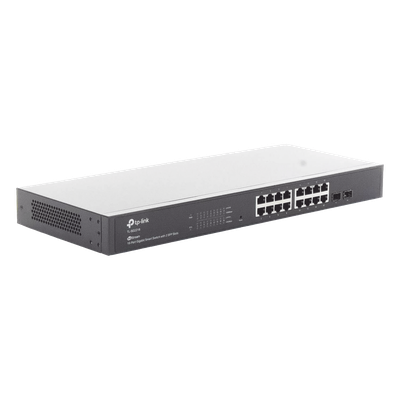 TL-SG2218 - TP-Link JetStream TL-SG2218 switch Gestionado L2/L2+ Gigabit Ethernet (10/100/1000) 1U Negro