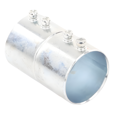 JU-PD-112-COP - Cople 1 1/2" (38mm) con tornillo pared delgada galvanizado etiqueta verde