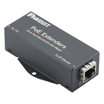 POEXRX1 - Panduit Receptor PoE/PoE+ / Hasta 610 m (2000 ft) / Cat5e/Cat6 POEXRX1