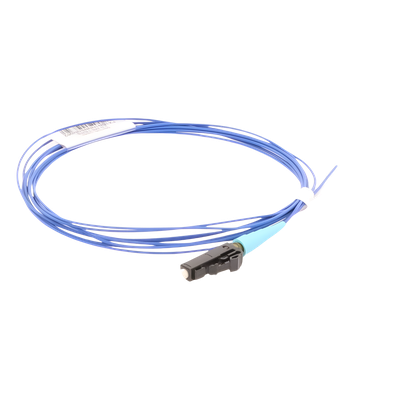 FX1BN1NNNSNM002 - Pigtail de Fibra Óptica / LC Simplex / Multimodo OM3 50/125 / 900um / 2 Metros (6.56 Pies) / LSZH / Aqua