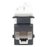 U5-K01NS - Jack Keystone / Cat5e UTP / Terminación 110 / T568A-B / -10°C a 60°C / UL94 V-0