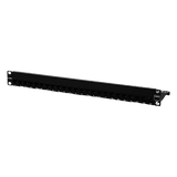 Z-PNL-24E - Patch Panel / 24 Puertos / Modular Vacío / Plano / 1UR / Cat 6A Blindado / Acero Negro