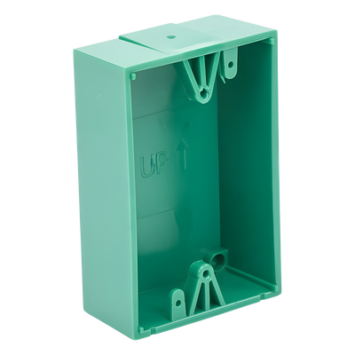 KIT-71100A-G - Caja trasera de montaje color verde para estaciones de parada STOPPER