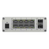 TSW210 - Switch Industrial No-Administrable / 8 Puertos Gigabit / 2 SFP 1G / IP30 / -40°C a +75°C / 4.53 x 3.74 x 1.10 pulgadas