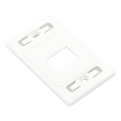 MX-FP-S-02-02B - Siemon Placa de Pared Modular / 2 Salidas / Blanco MX-FP-S-02-02B