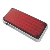 XLTE295R - Luz de Advertencia LED / 7x3" / 66 LED / 12 VCC / 12 Patrones de Destello / Montaje Permanente