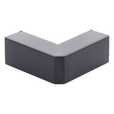 TMK-1720-EE-N - Esquinero Exterior / PVC Autoxtinguible / Negro / Para Canaleta TMK-1720-N-CC