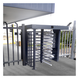 XT-100-C - Torniquete de Cuerpo Completo / 4 Ejes de Seguridad / Rotación 90° / 25 Personas/minuto / Interior/Exterior / Acero 2 mm / 110 VCA / 6.5 A