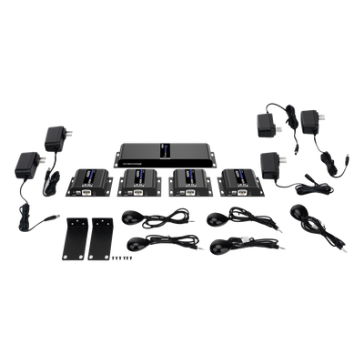 TT3144KHDBITT - Extensor y Divisor HDMI / 1 Entrada a 4 Salidas / 4Kx2K @ 60 Hz / Alcance 120 m (393.7 ft) / Cat 6/6a / IR Integrado / Operación 24/7