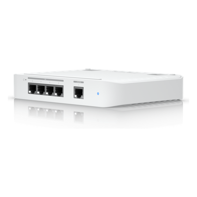 USW-FLEX-XG - Switch Capa 2 / 4 Puertos 10GbE / Alimentación PoE+ o USB-C / Compacto / 82 Gbps de Rendimiento