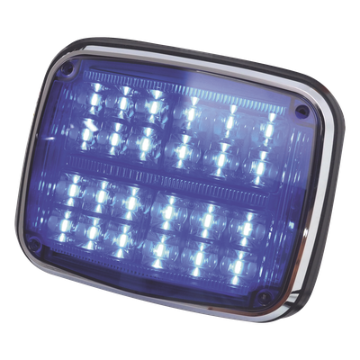 XT1895B - Luz de Advertencia LED / 24 LEDs / 11 Patrones Programables / IP67 / 12-30 VCC / 24 W / Policarbonato