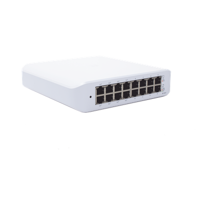USW-LITE-16-POE - Ubiquiti UniFi Switch Lite 16 PoE L2 Gigabit Ethernet (10/100/1000) Energía sobre Ethernet (PoE) Bla