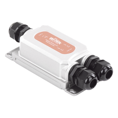 WI-POE21E-O - Extensor PoE para Exterior / Entrada 60W / 2 Salidas 30W / 3 Puertos Gigabit / IP68 / -40 a 80 °C (-40 a 176 °F)