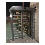 XT-100-CS - Torniquete de Cuerpo Completo / 4 Ejes de Seguridad / Rotación 90° / Paso 25 Personas/min / Emergencia 40 Personas/min / Interior/Exterior con Techo / 110 VCA / Acero Inoxidable con Pintura Gris