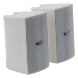 VS4W - Altavoz de Montaje en Pared / 2 Vías / Woofer 4 in / Tweeter 1 in / IPX3 / 8 Ohms / 70/100V / Color Blanco / Par