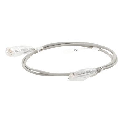 LP-UT6-100-GY28 - Linkedpro By Epcom Cable de Parcheo Slim UTP Cat6 / 1 Metro (3.28 Pies) / 28 AWG