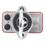 WFD-30N - Detector de Flujo de Agua / Instalación en Tubo de 3 Pulgadas / NEMA 4 / Presión 450 psi / Umbral 4-10 GPM / Cubierta No Metálica