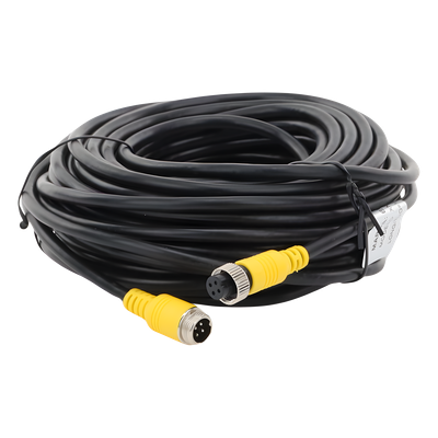 XMREXT15MV3 - Cable Extensor para Videovigilancia Móvil / 15 m (49.2 ft) / Conector Aviación / Video Audio y Voltaje / 5.5 mm Diámetro / Uso Interno