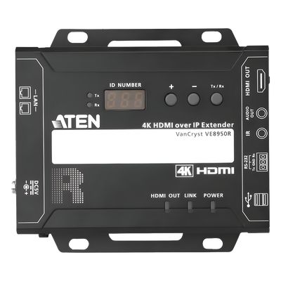 VE8950R - Receptor HDMI sobre IP / 4K @ 30Hz / 4:4:4 / EDID Expert / Control CLI Telnet/RS-232 / Punto a Punto o Multipunto